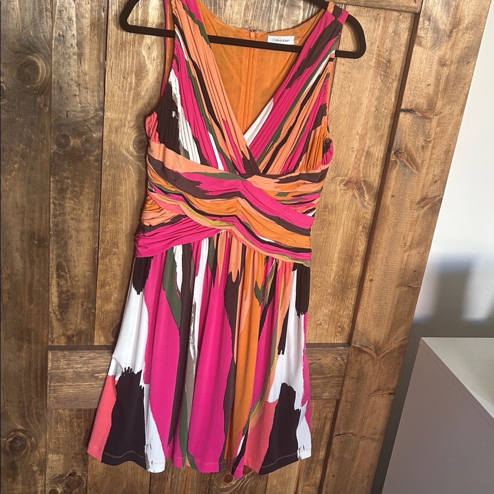 Calvin Klein Multicolor Sleeveless Dress